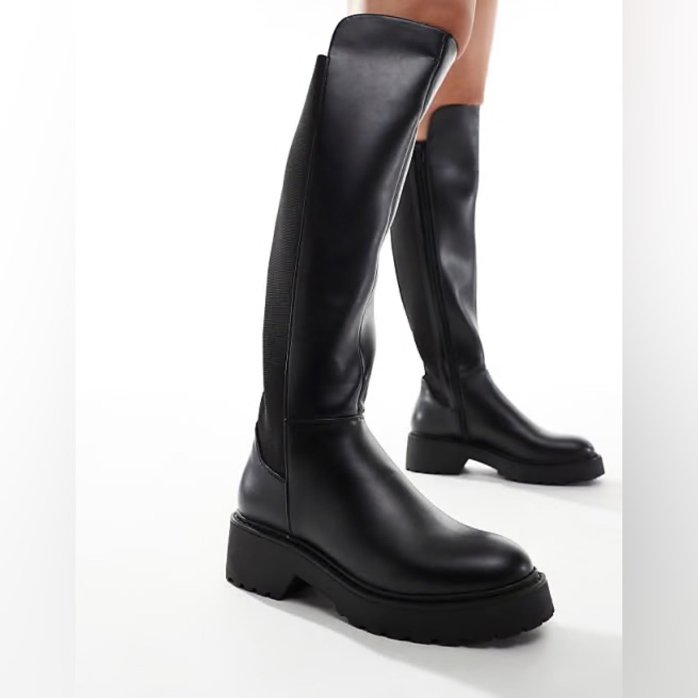 Steve Madden Black Over the Knee Boots